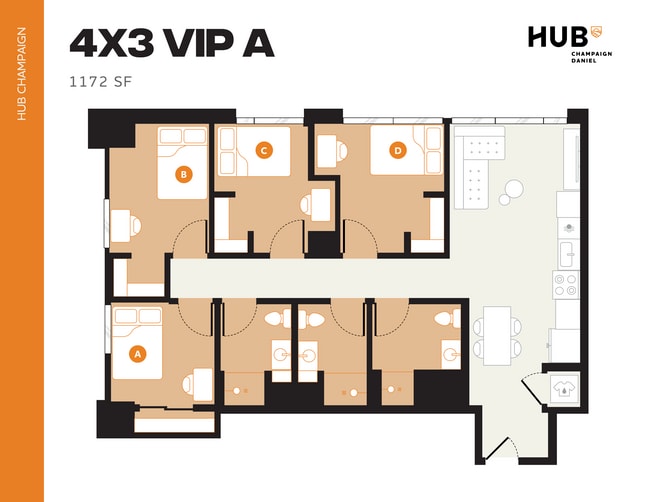 4x3 VIP A - Hub Champaign