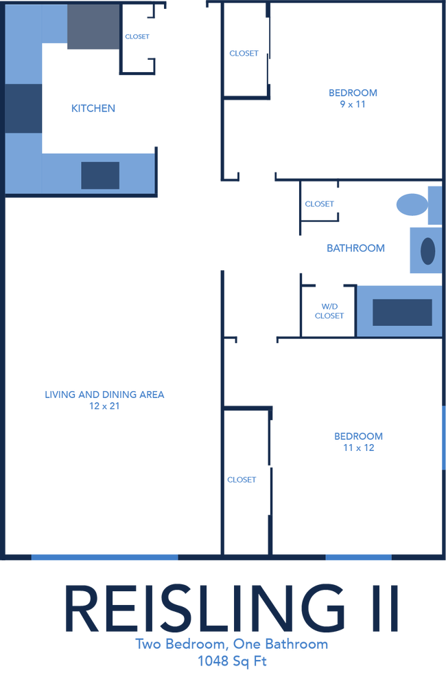 Floorplan - CenterPointe Apartments & Townhomes