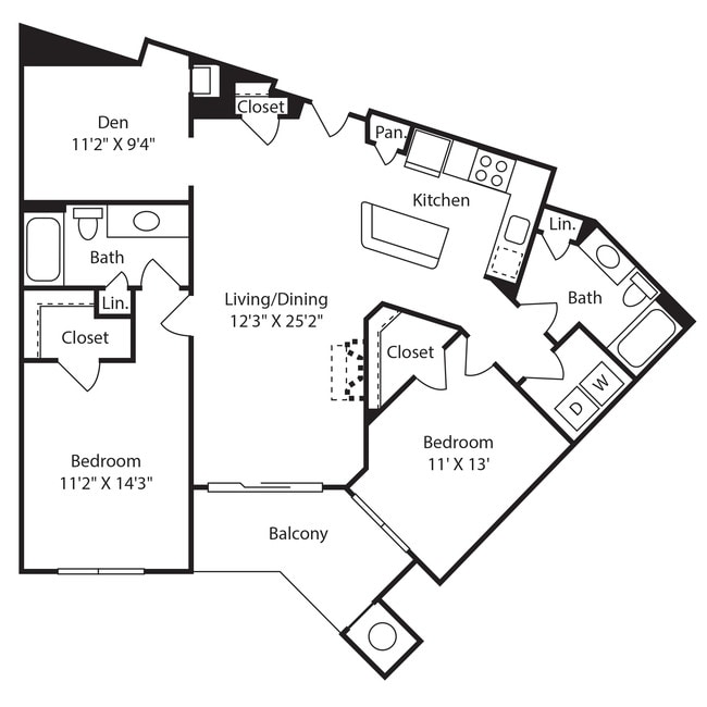 Floorplan - The Flats at Wheaton Station