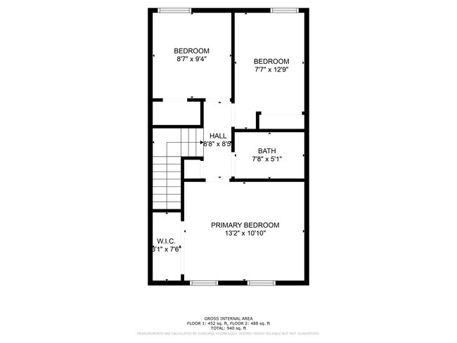 Second Level Floor Plan - 508 Yorktowne Pl