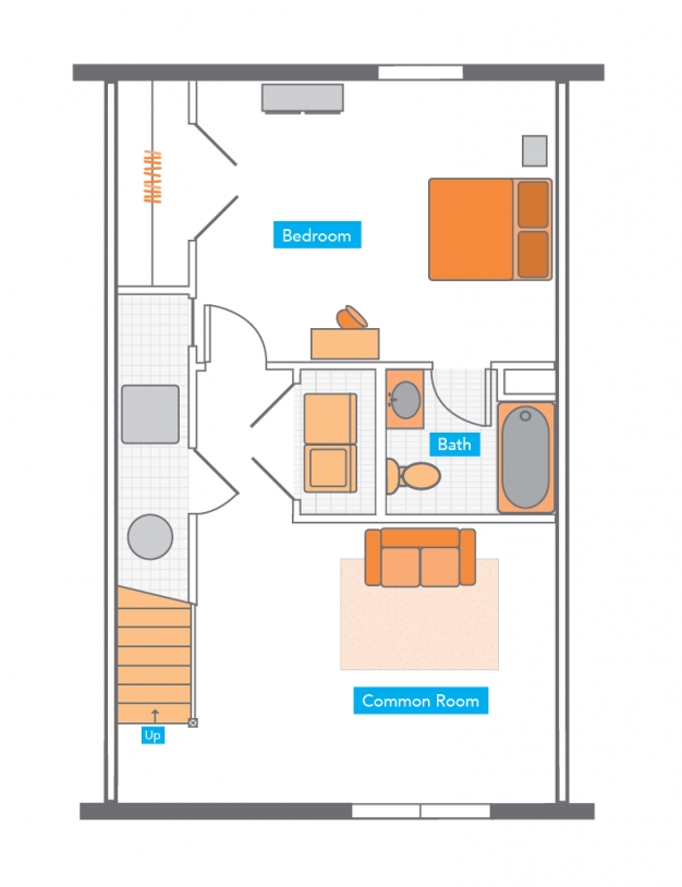 Floor Plan Lower Level - Yugo Auburn North