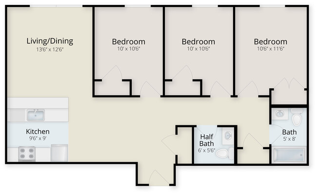 Floorplan - Indigo Block Master Tenant