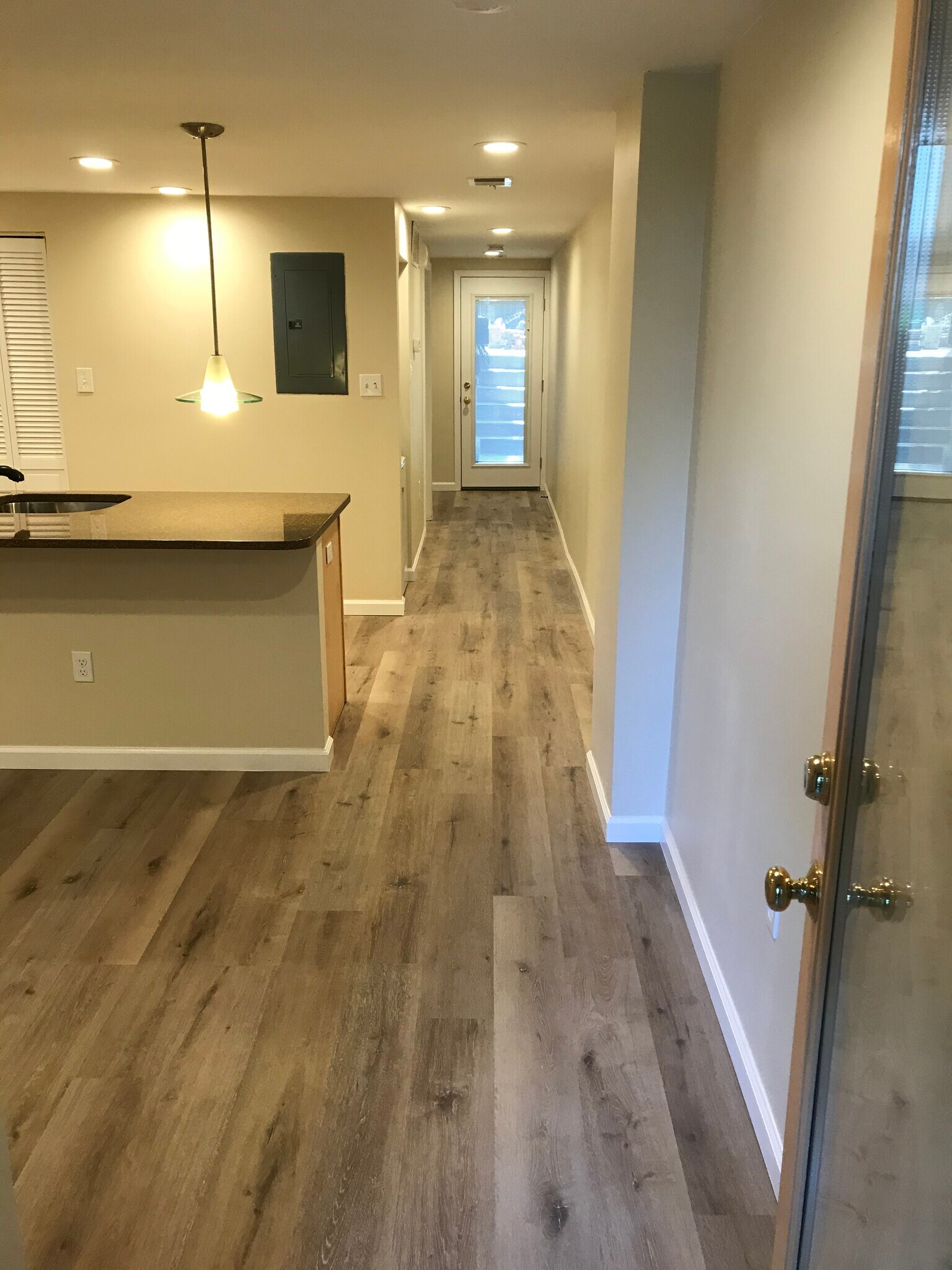 Hallway looking towards rear door/patio - 1448 Newton St NW