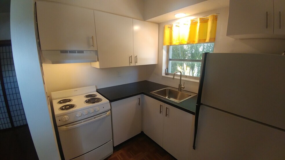 Kitchen electric stove w hood - 1946 Lincoln St