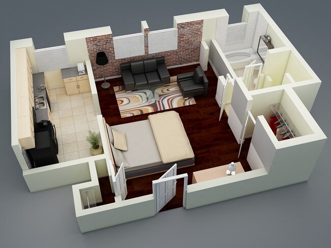 Floorplan - Brookmore Apartments