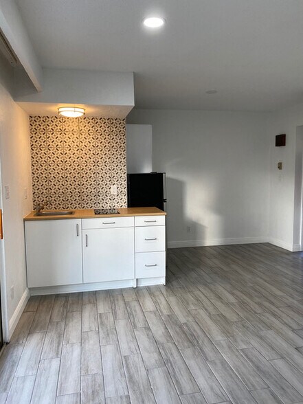 Sink, cook top with 2 burners, plenty of storage - 830 Pinewood Ct