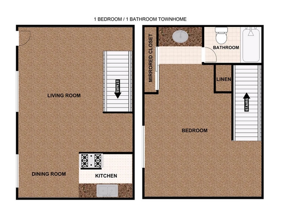 1BR/1BA - The Terrace Apartments