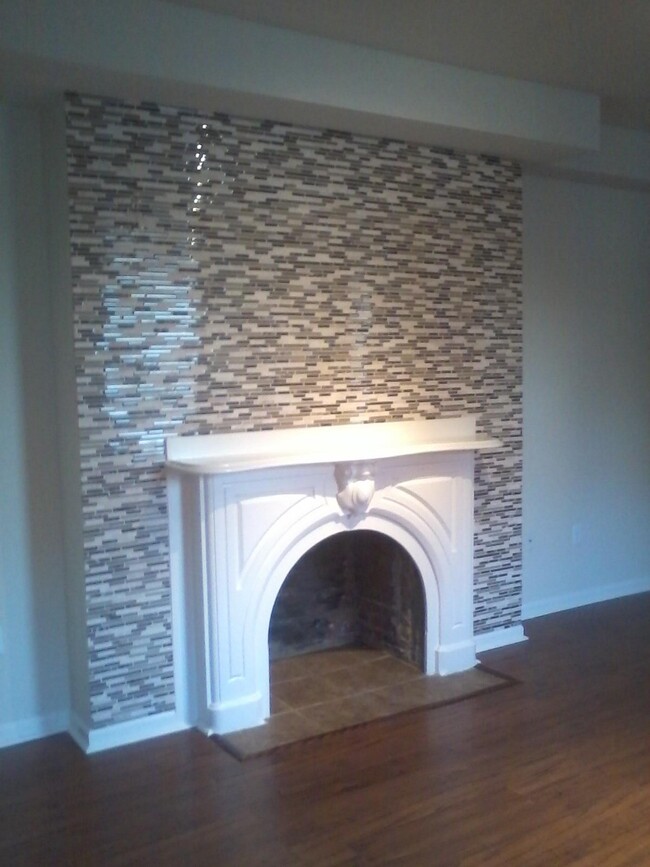 LR decorative fireplace - 1012 W Lafayette Ave