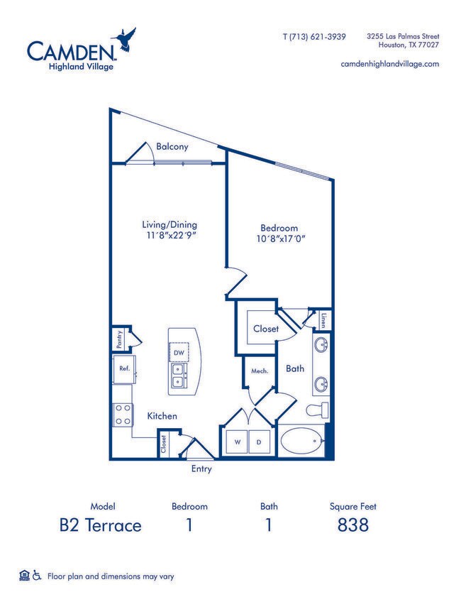 Floorplan - Camden Highland Village