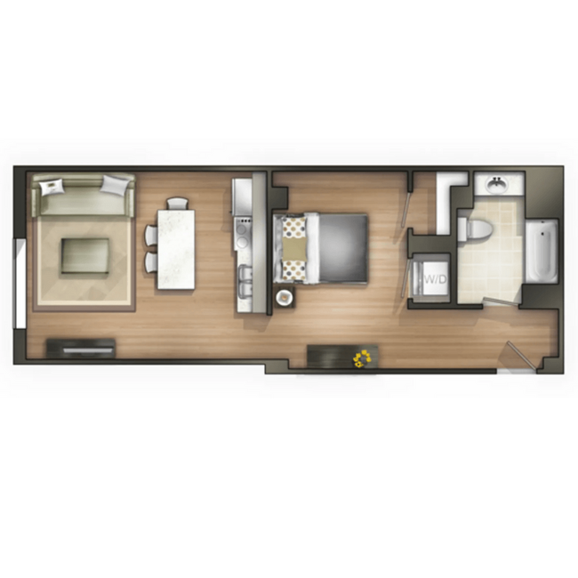 Floorplan - The Land Bank Loft Apartments