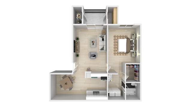Floorplan - La Jolla Blue Apartments