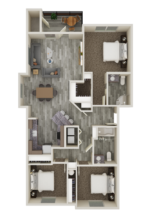 RHR_3x2 Unit D- 1219 SF_Floorplan.jpg - Reserve at Hunters Ridge