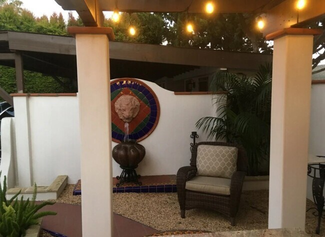 Outside seating area - 1105 N Milpas St