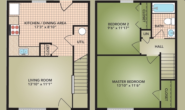 2BR/1BA - Franklin Commons