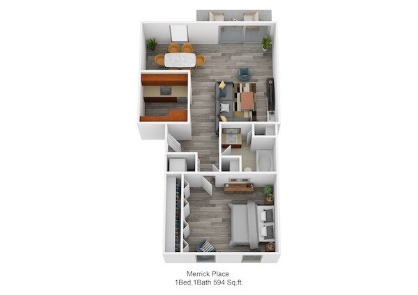 Floorplan - Merrick Place