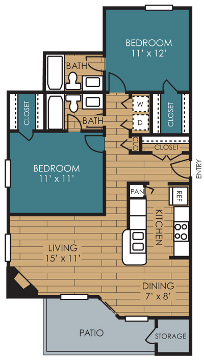 Floorplan - The Manhattan Apartments