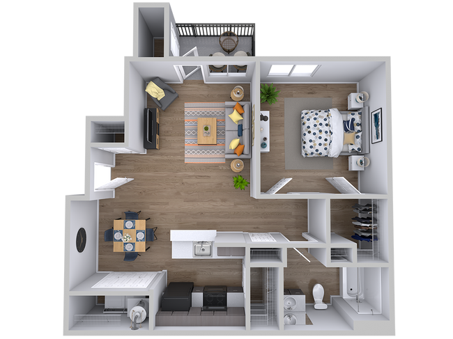 Floorplan - Radius at The Domain