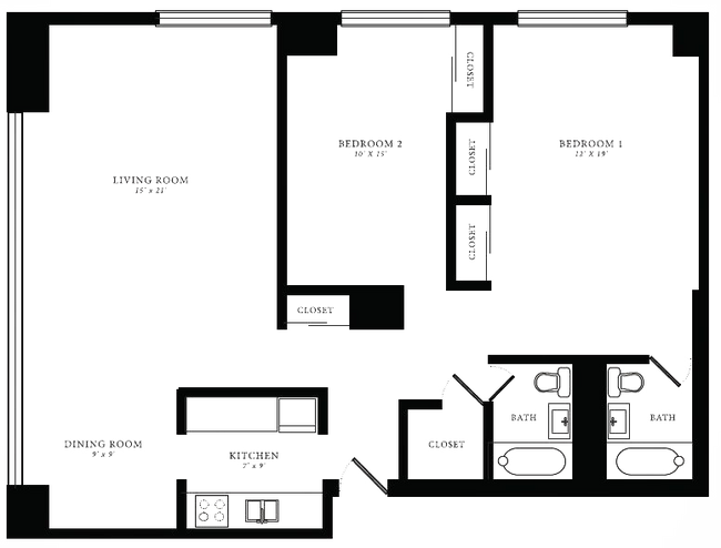 Floorplan - 1350 North Lake Shore Drive