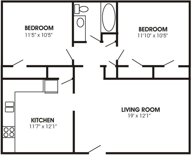 2BR/1BA - Southland Square