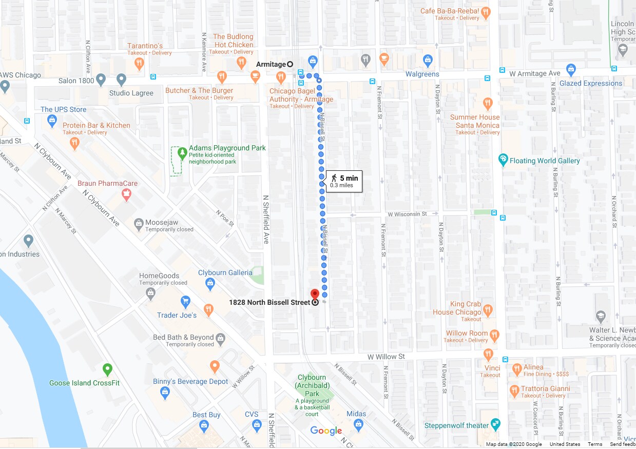 WALK TO L - 1828 N Bissell St