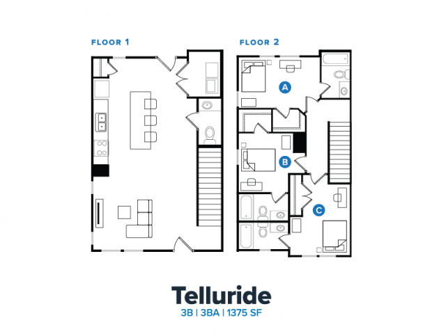 3 Bedrooms - Aspen Heights Pullman
