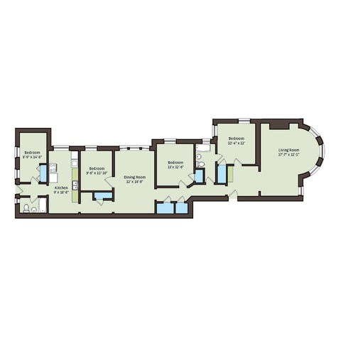 Floorplan - 1358 E. 58th Street