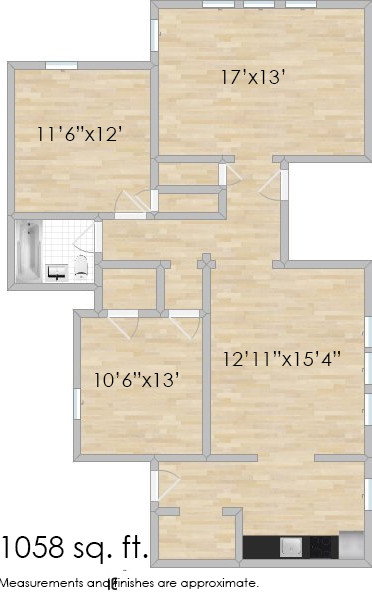 Floorplan - 902-910 N. Austin Blvd. and 4-10 Iowa St.