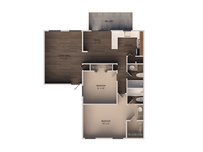 Floorplan - Barrington Hills Apartments