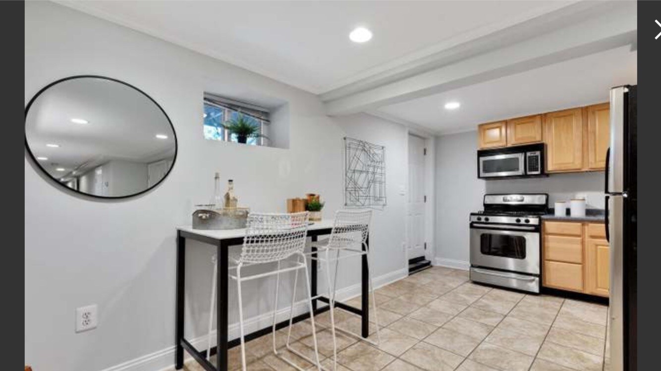 Lower level living/dining area - 2715 11th St NW