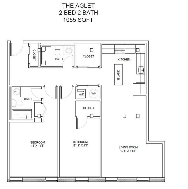 Floorplan - O'Donnell Apartments