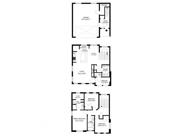 Canyon Floor Plan - Redhawk Rentals
