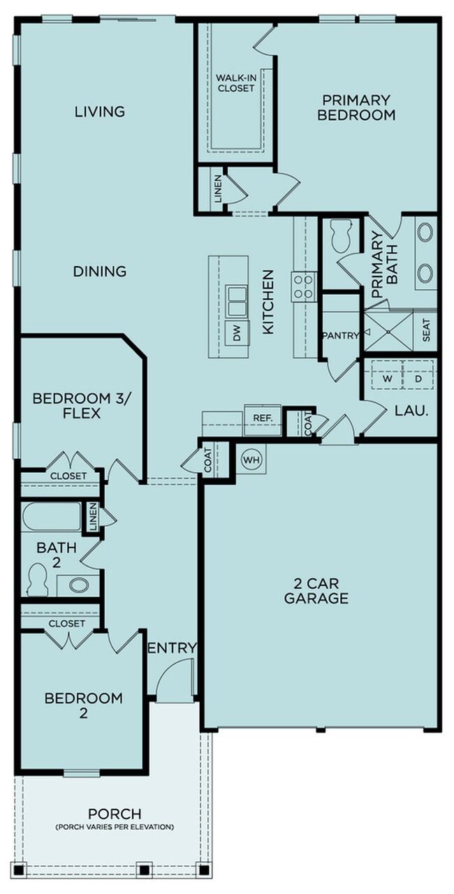 Redbud Floor Plan - SkyMor Durham Farms