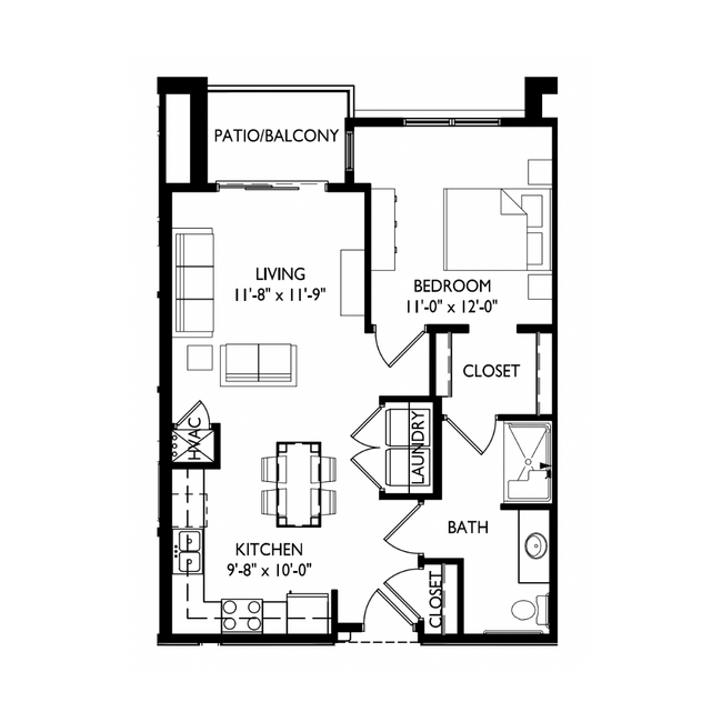 Floorplan - The Madisonian Senior Apartments