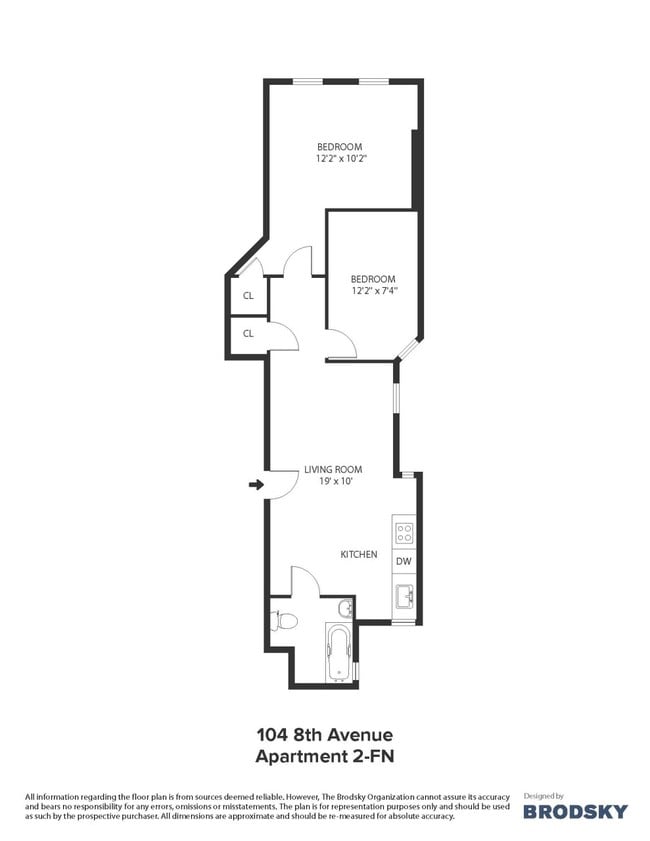 Floorplan - 104 Eighth Avenue