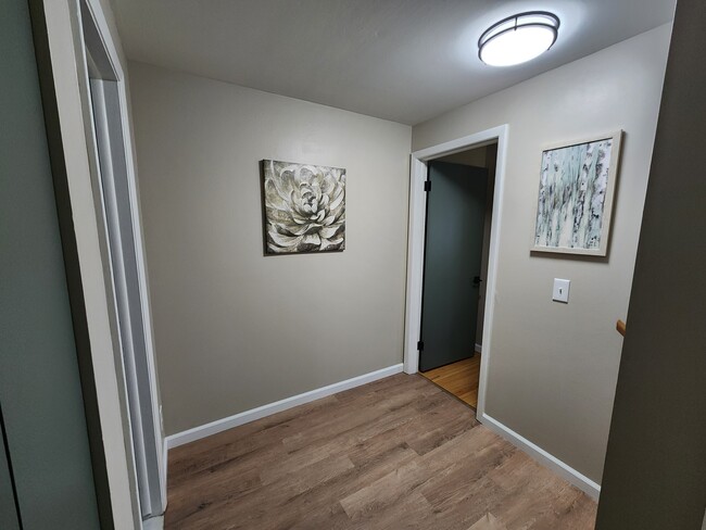 Upstairs hallway - 155 Moxon Dr