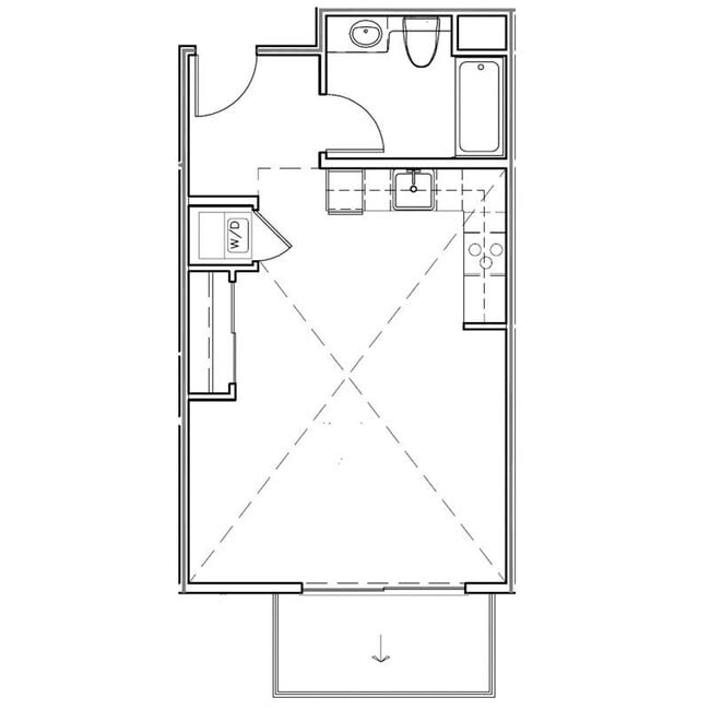 Lugano Studio floor plan Lugano Apartments PR III LLC - Lugano Apartments PR III LLC