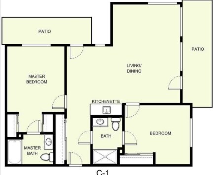 Floor Plan C-1 - Holiday Golden Oaks