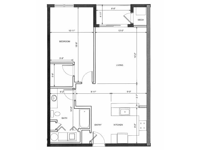 1BR/1BA - Sofi Danvers