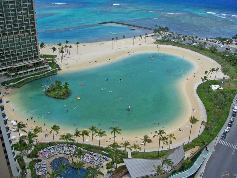 View of Start of Waikiki Beach and Lagoon - 1778 Ala Moana Blvd