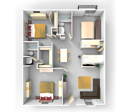 Floorplan - 7979 Westheimer Apartments