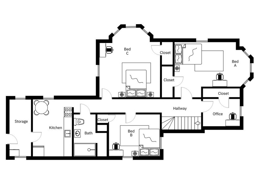 Building Photo - Private bedroom in 3 bed/1 bath Home
