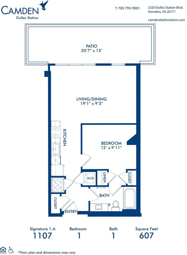 Floorplan - Camden Dulles Station