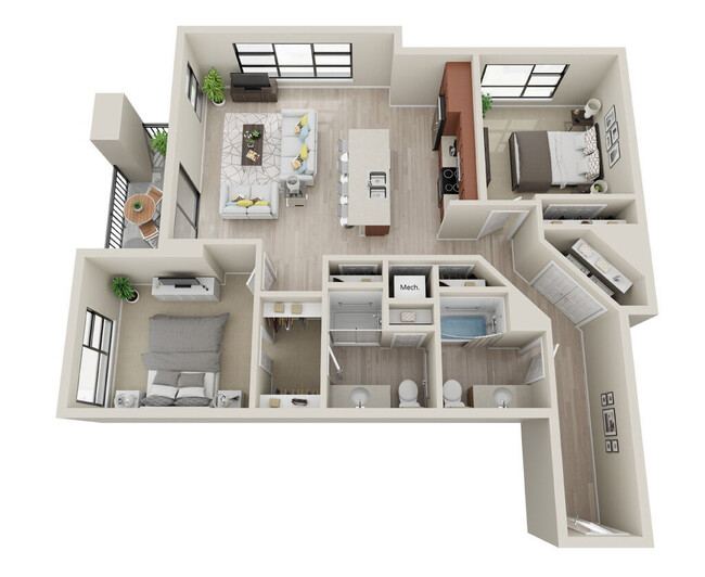 Floorplan - The Landing at 818