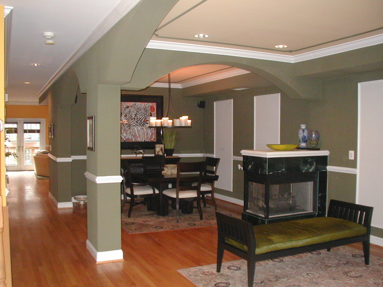Dining Room with Fireplace - 1619 12th St NW