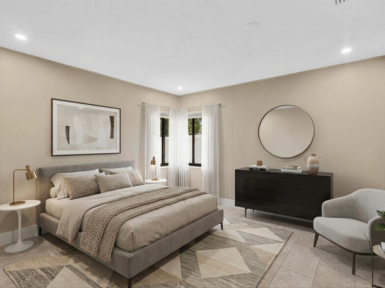 Bedroom 2 virtual staging - 5408 NE 3rd Ter