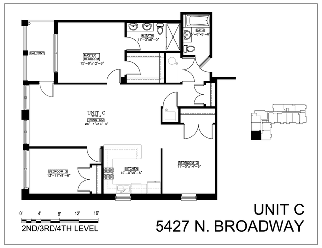 Floorplan - 5427 N Broadway