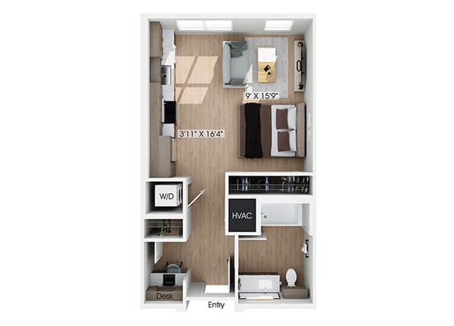 Floorplan - Hawkley Apartments