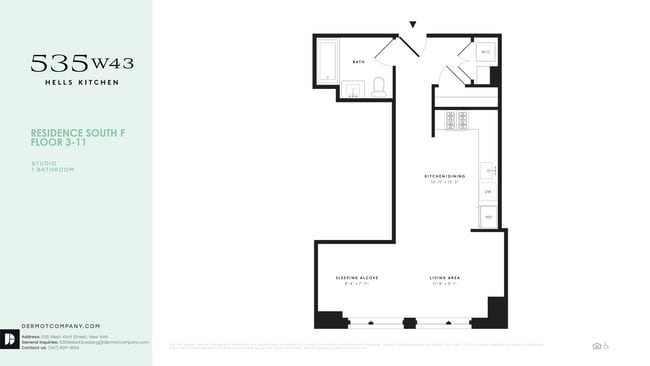 Floorplan - 535 W 43rd Street