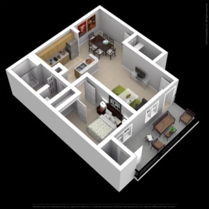 1BR/1BA - Kenosha Commons