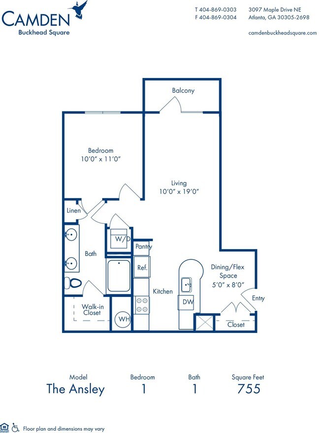 Floorplan - Camden Buckhead Square
